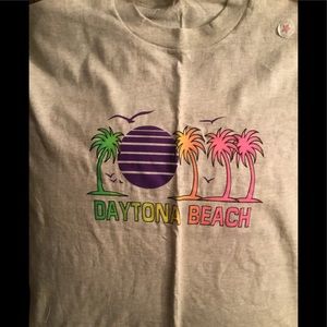 Vintage Daytona Beach Souvenir Single Stitch T-Shirt.